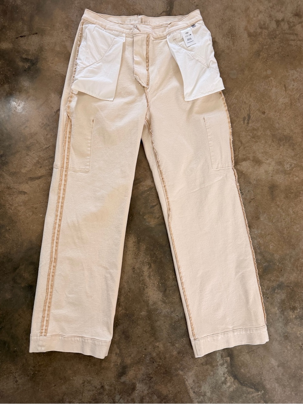 Joe’s Jeans Wide Leg Cargo Pants Utility Pocket Size 32 - Picture 10 of 12
